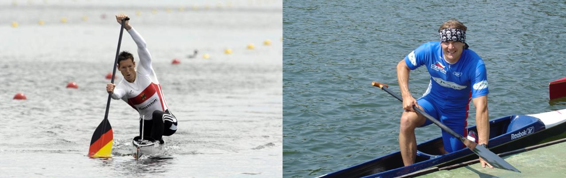 Photos of extremely narrow canoes