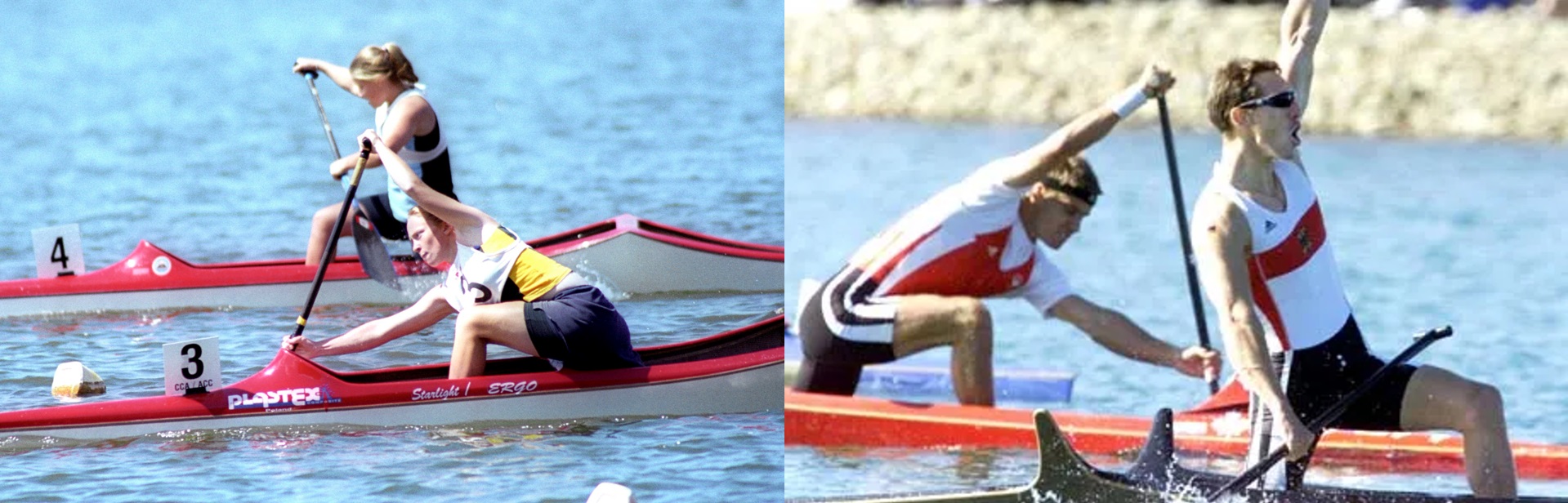 Photos of different varieties of Starlight canoes